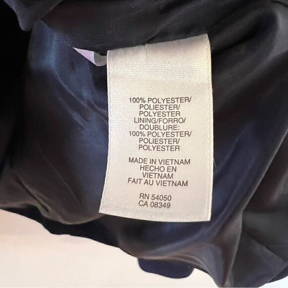 Jones Studio Blazer Navy Blue Size 12 Button Closure Fully Lined - Picture 7 of 7